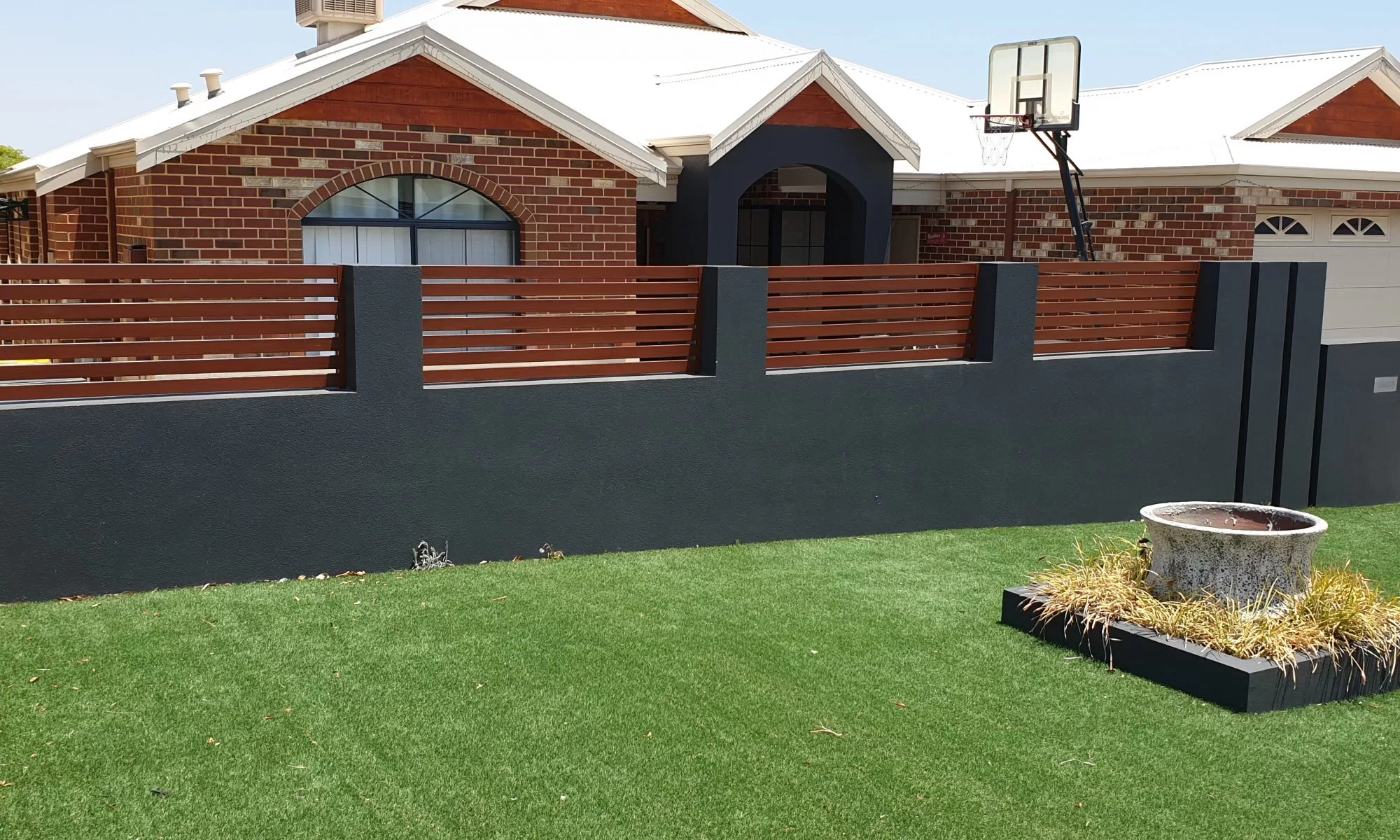 Colorbond fencing panels