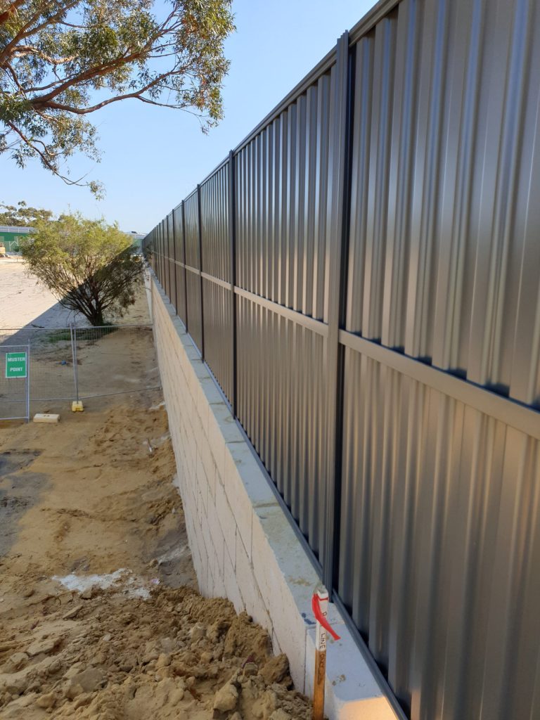Colorbond fencing in Perth