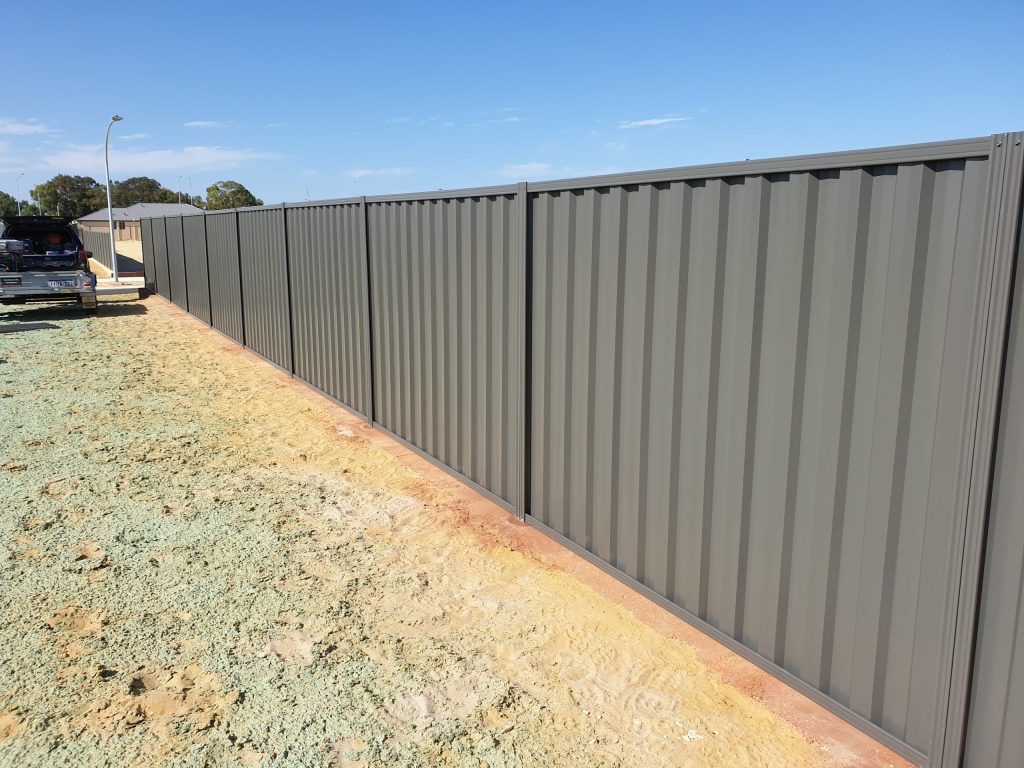 Tall colorbond fencing in Perth, WA