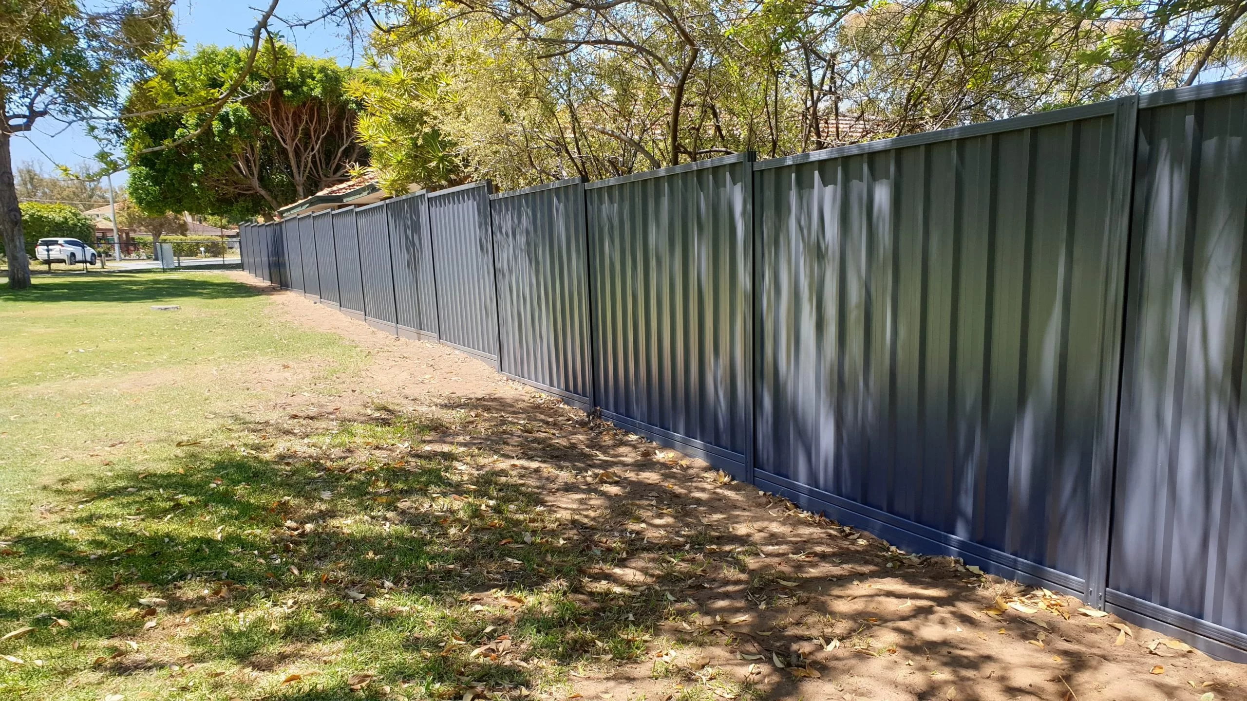 Colorbond fencing in Perth, WA.